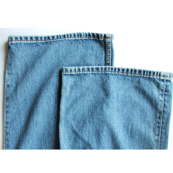 GANNI Magny Wide-Leg High-Rise Jeans 31" / Size 27 / Mid Blue Vintage - Picture 9 of 11